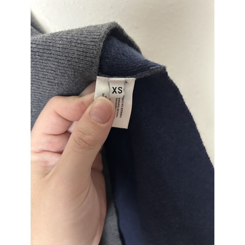 Proenza Schouler White Label Gray Cleo Oversized Hooded Sweatshirt Sz XS - Picture 3 of 6